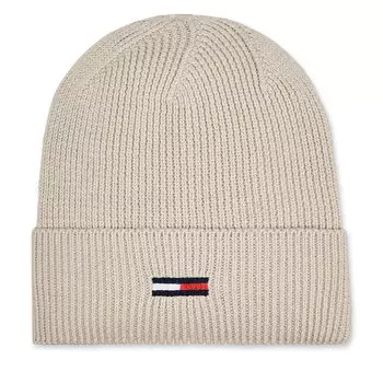 Шапка Tommy Jeans Elongated, бежевый