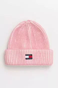 Шапка Tommy Jeans, розовый