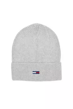 Шапка Tommy Jeans с логотипом, серый