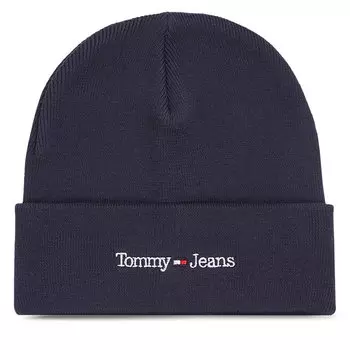 Шапка Tommy Jeans, темно-синий
