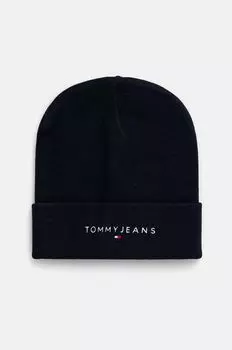 Шапка Tommy Jeans, темно-синий