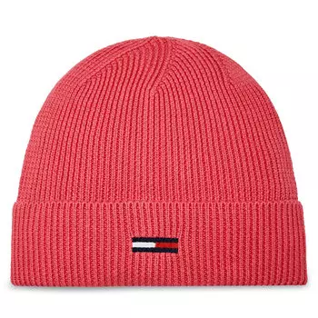 Шапка Tommy Jeans TjwElongated Flag, розовый