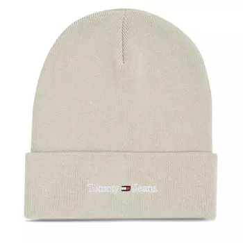 Шапка Tommy Jeans TjwSport Beanie, бежевый