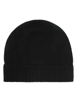 Шапка тонкой вязки Le Kasha, черный