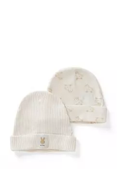 Шапка Two Pack United Colors of Benetton, белый