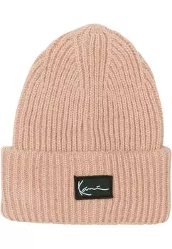 Шапка UNISEX SIGNATURE COZY Karl Kani, цвет dusty rose