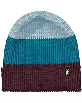 Шапка Unisex Smartwool Cantar Colorblock Beanie, цвет Eggplant Plaid