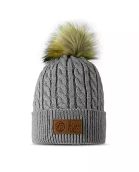 Шапка-унисекс Valley серого цвета The Indian Face, серый