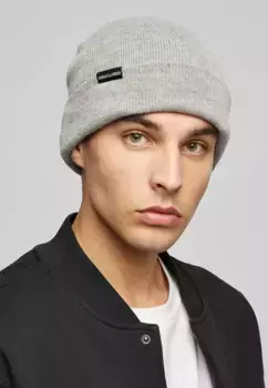 Шапка URBAN CLASSICS " Urban Classics Unisex Basic Flap Beanie" (1 шт.), серый