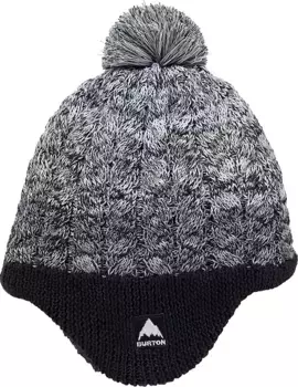 Шапка-ушанка Burton для малышей на флисовой подкладке, цвет True Black