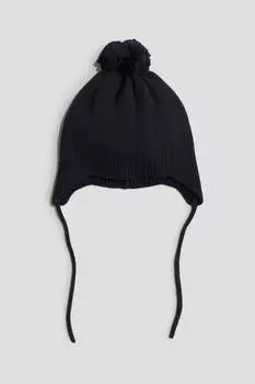 Шапка-Ушанка H&M, черный