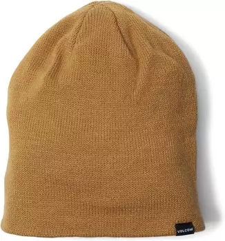 Шапка V.Co с черепом Volcom Snow, цвет Dark Khaki