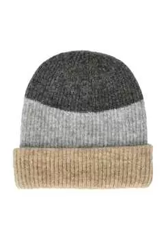 Шапка Valeo из стильной вязки высокого качества. Whistler, коричневый