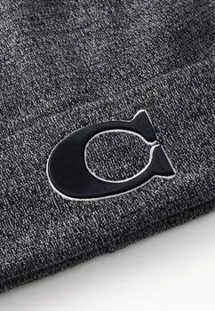 Шапка VARSITY BEANIE UNISEX COACH, темно-серый