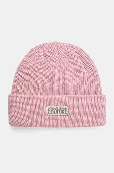Шапка Versace Jeans Couture, розовый