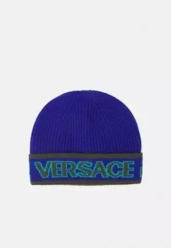 Шапка Versace, синий