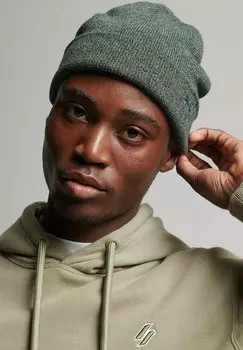 Шапка VINTAGE LOGO Superdry, цвет khaki grit