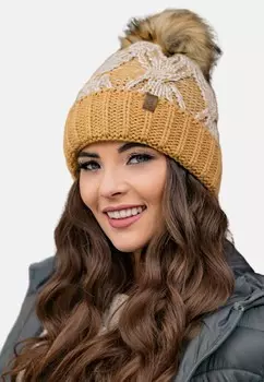 Шапка Vivisence, бежевый