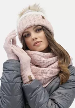 Шапка Vivisence, светло-розовый