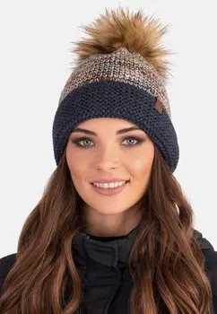 Шапка Vivisence, темно-синий