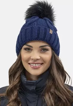 Шапка Vivisence, темно-синий