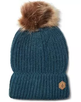 Шапка Volcom Snow Lula Beanie, цвет Storm Blue