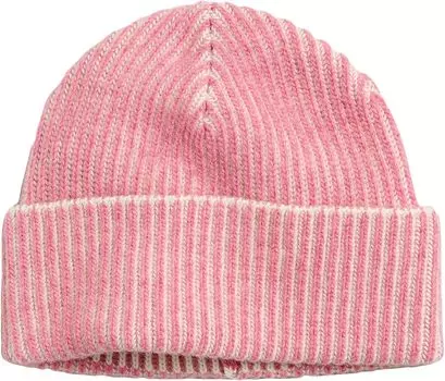 Шапка в перевернутую полоску Madewell, цвет Antique Cream