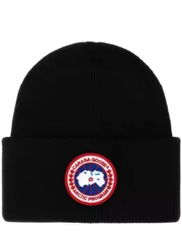 Шапка в рубчик Canada Goose, черный