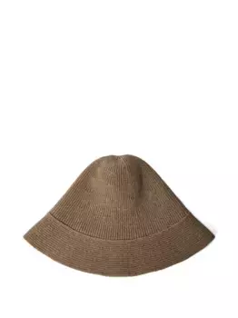 Шапка в рубчик THE ROW, нейтральный