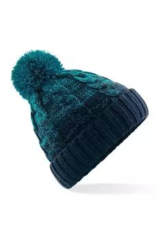 Шапка в стиле омбре Beechfield, синий