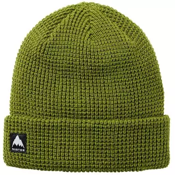 Шапка вафельная Burton из переработанных материалов, зеленый