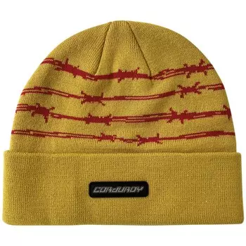 Шапка вельветовая Corduroy Alcatraz, горчичный