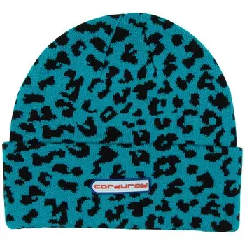 Шапка вельветовая Corduroy, сине - зеленый