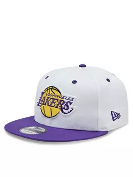 Шапка White Crown Patch 950 Lakers New Era, белый