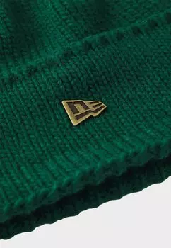 Шапка WIDE CUFF BEANIE UNISEX New Era, темно-зеленый
