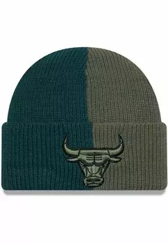 Шапка WIDE CUFF CHICAGO BULLS New Era, цвет olive
