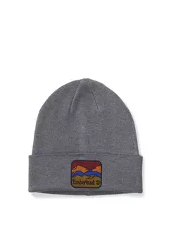 Шапка WITH MOUNTAIN PATCH Timberland, темно-серый