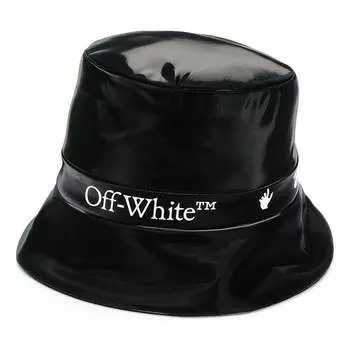 Шапка (WMNS) OFF-WHITE Logo Fisherman's Hat Black, черный