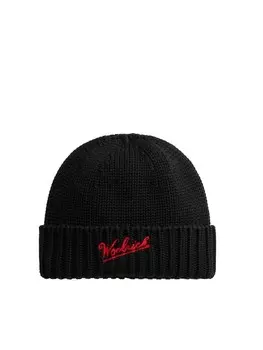 Шапка Woolrich Beanie, черный