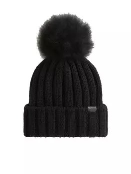 Шапка Woolrich Beanie, черный