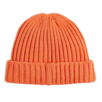 Шапка вязаная в рубчик H&amp;M Rib-knit, оранжевый