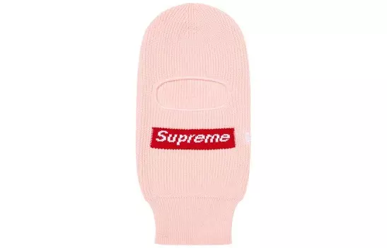 Шапка X New Era Box Logo Knitted Balaclava Supreme, розовый