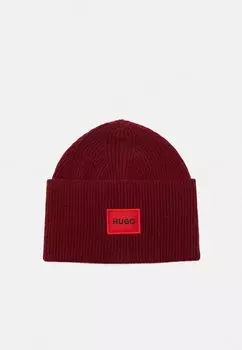 Шапка XAFF UNISEX HUGO, цвет dark red