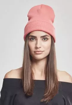 Шапка YUPOONG HEAVYWEIGHT LONG Flexfit, цвет coral