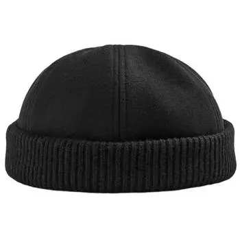 Шапка Zara Contrast Short, черный