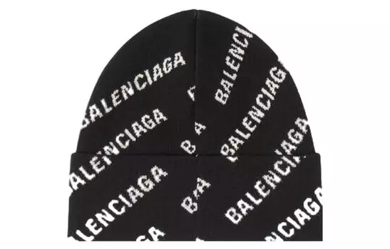 Шапка женская Balenciaga, черный