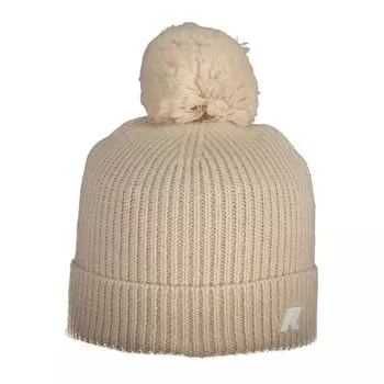 Шапка женская из розовой шерсти K-Way