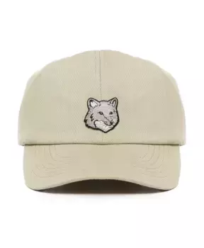 Шапки из хлопка и спандекса Maison Kitsun, бежевый