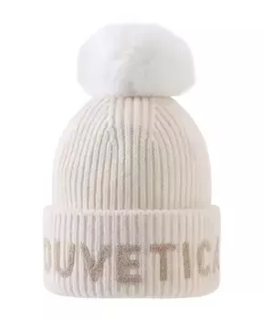 Шапки унисекс с логотипом Duvetica, бежевый