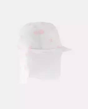 Шапочка для девочки с защитой от ультрафиолета Baby El Corte Ingls, белый